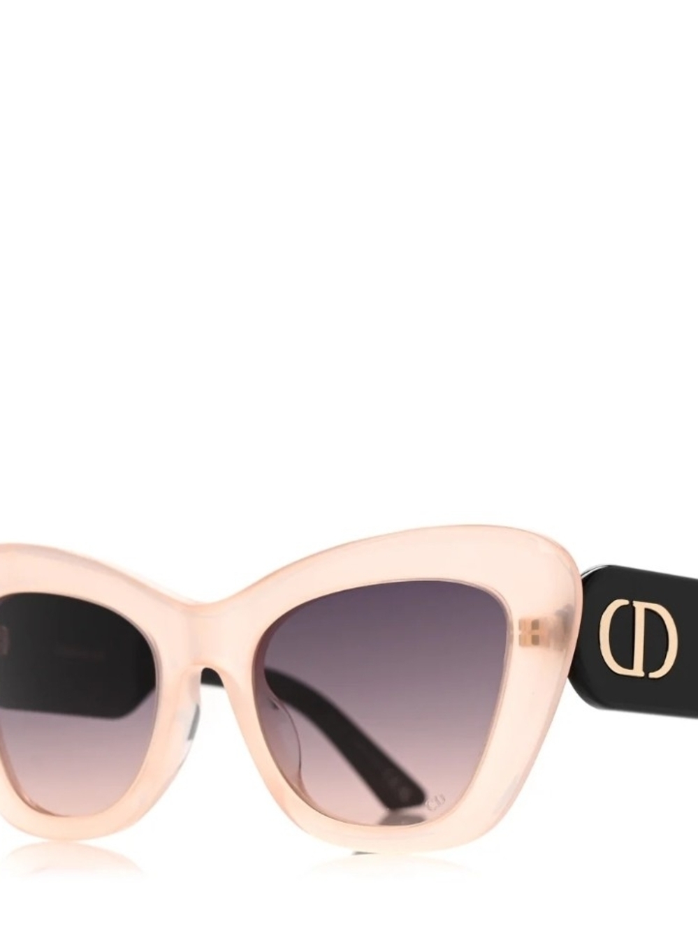 Christian Dior Bobby Acetate Pink Cat-Eye Sunglasses NIB Retail $485 Full Incl. - Picture 2 of 15